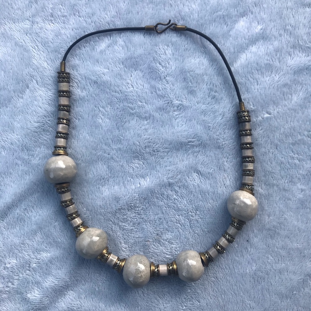 Vintage Beaded Eclectic Necklace
